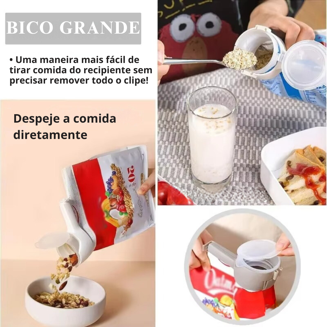 FreshClip – O Clipe que Mantém Seus Alimentos Frescos e Organizados