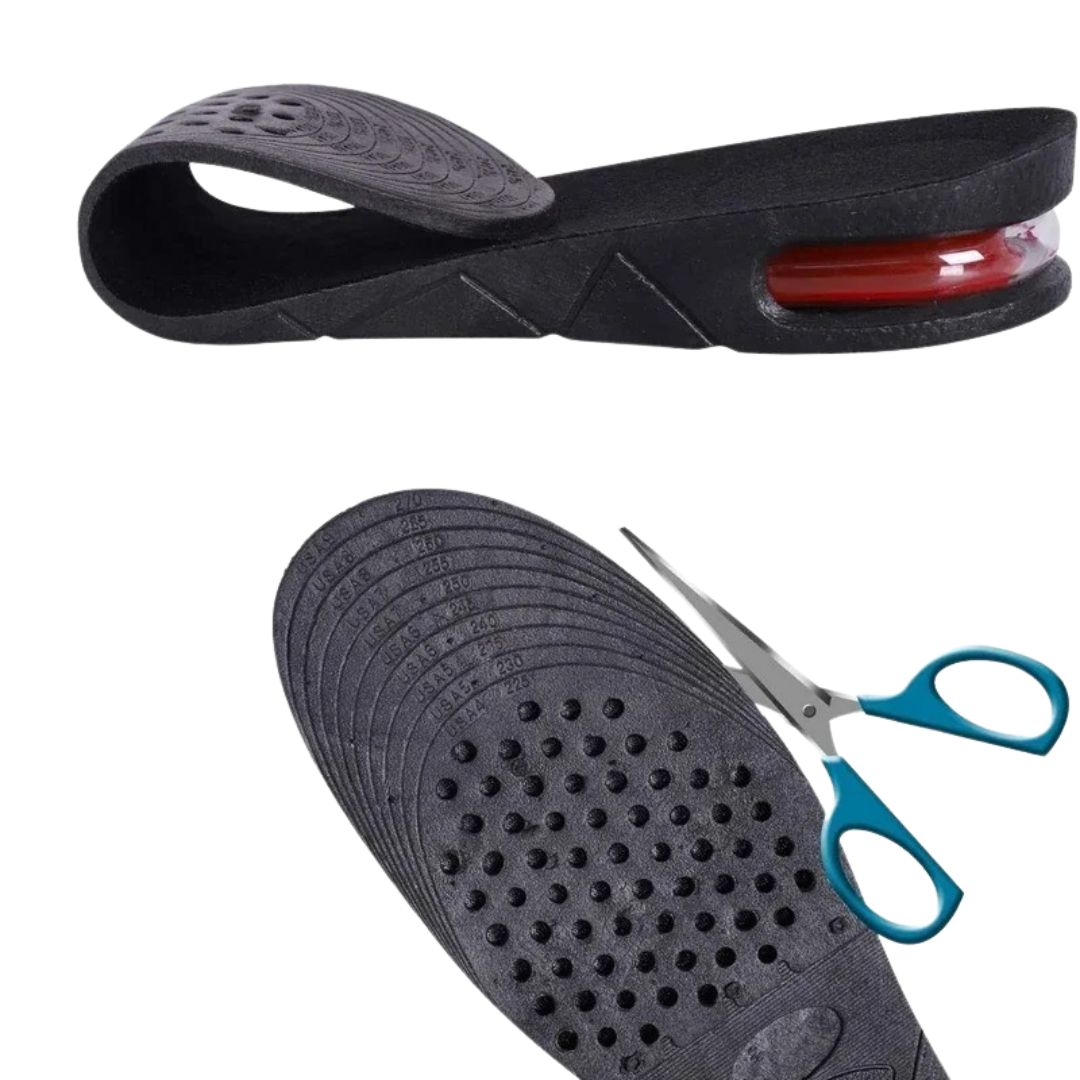 LiftStep – Palmilhas Ajustáveis de Elevação e Conforto