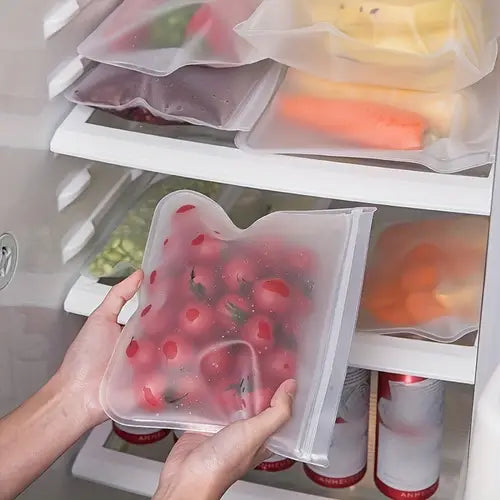 EcoZip FoodSaver - Armazenamento Seguro e Sustentável para Seus Alimentos!