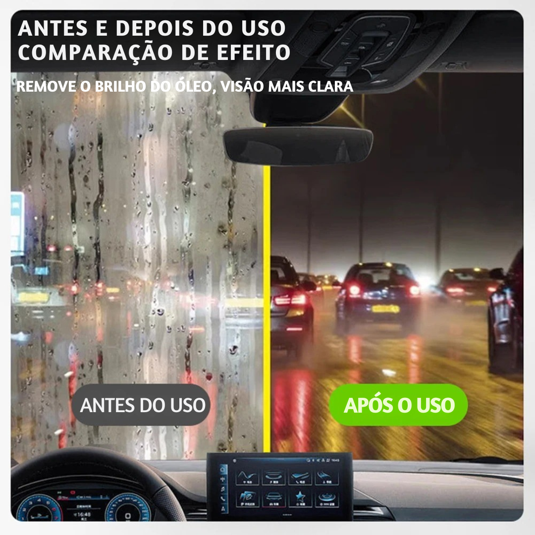 DriveVision – Limpeza e Clareza para Para-brisas