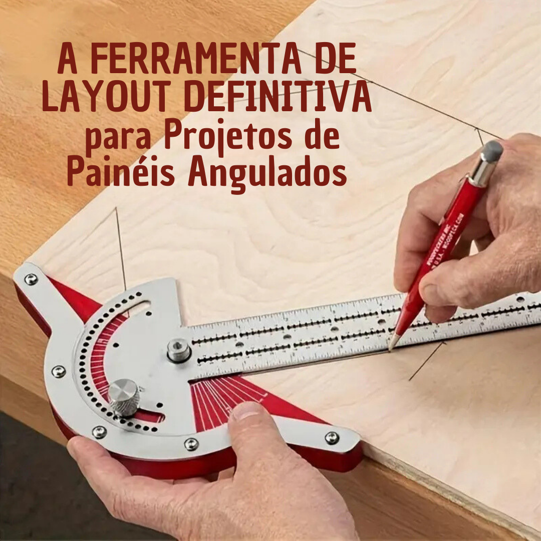 Régua ProMedida - A Ferramenta de Precisão para Seus Projetos de Carpintaria!