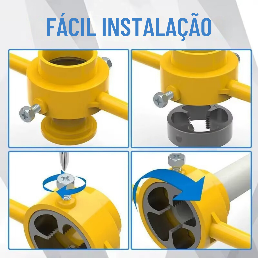 Kit ProRosca - Matrizes para Rosca em Tubos de PVC e Plástico