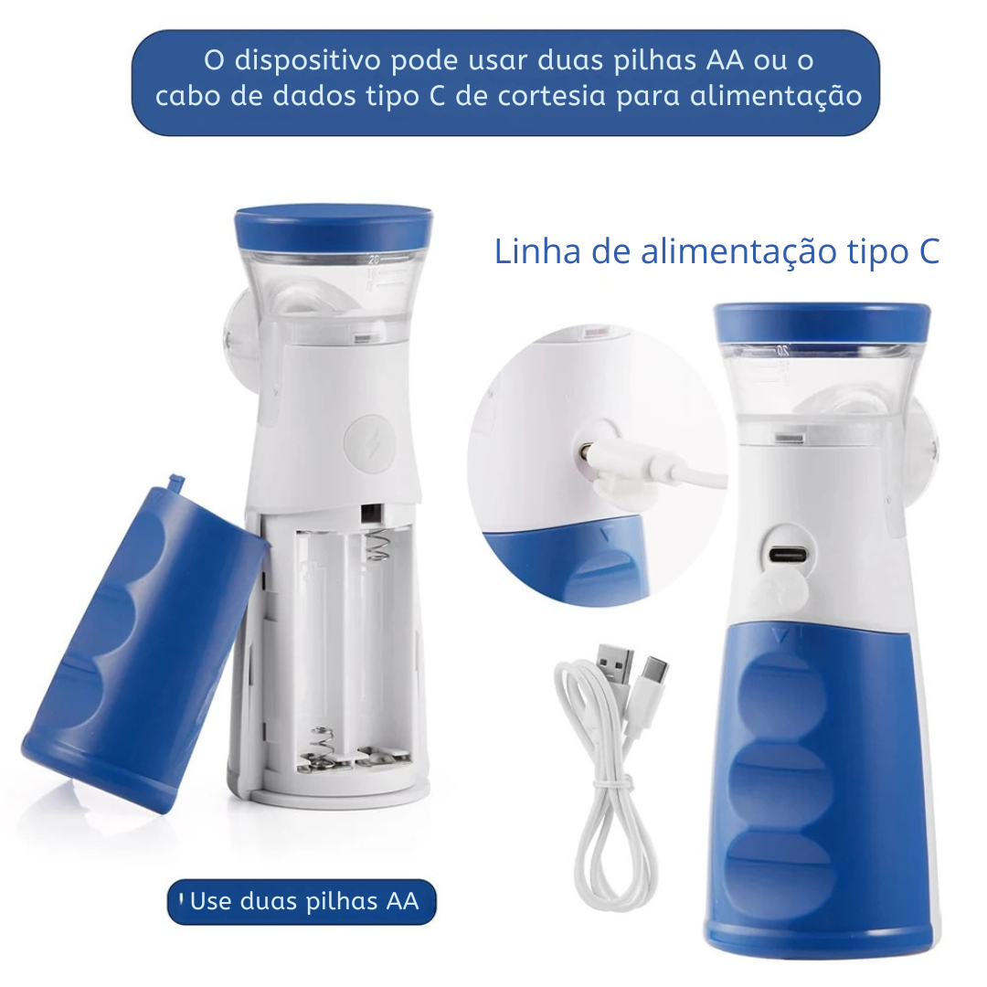Nebulizador Automático Portátil Autoclean: Respire Melhor, Viva Melhor