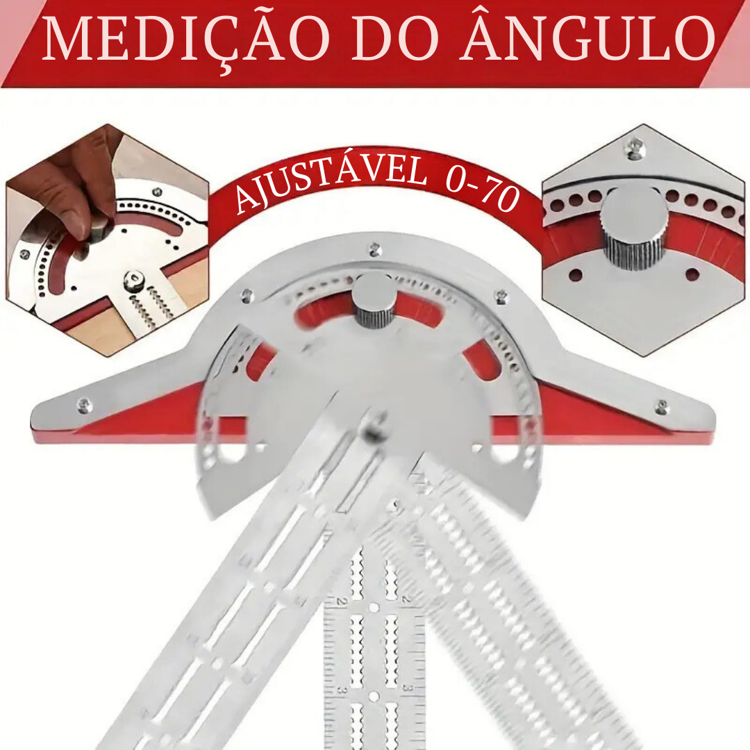 Régua ProMedida - A Ferramenta de Precisão para Seus Projetos de Carpintaria!