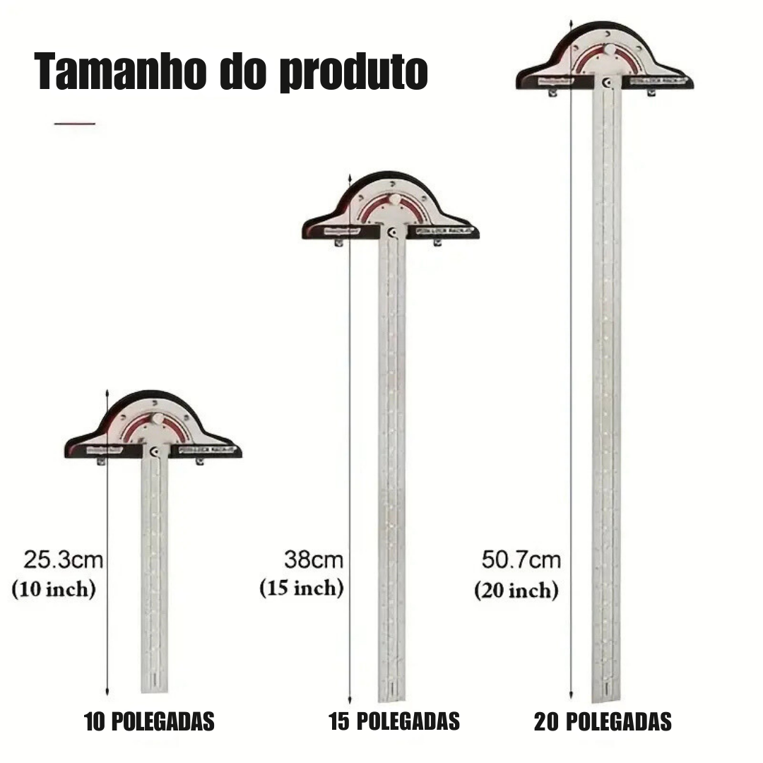 Régua ProMedida - A Ferramenta de Precisão para Seus Projetos de Carpintaria!