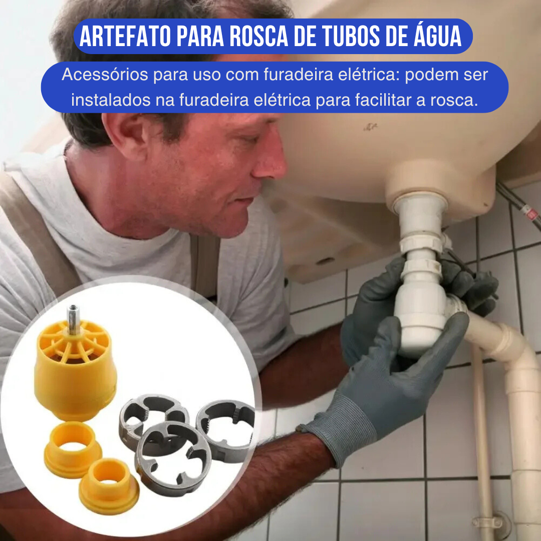 Kit ProRosca - Matrizes para Rosca em Tubos de PVC e Plástico