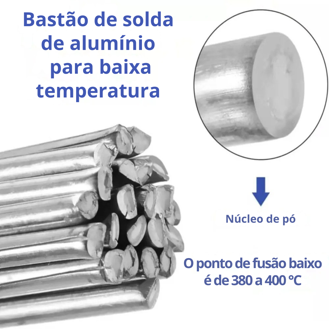 FexMetal Pro – Bastões de Solda Premium