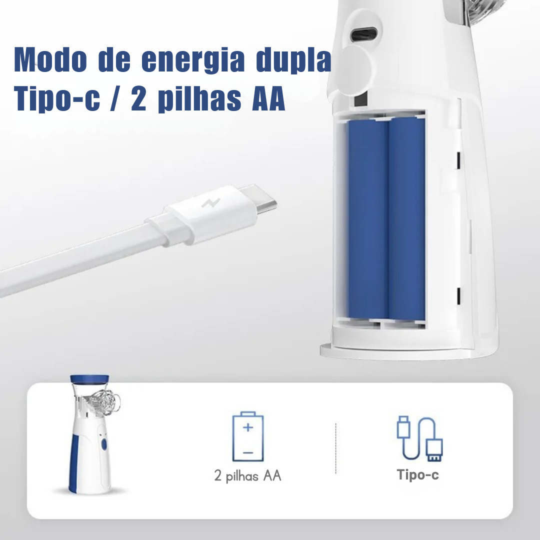 Nebulizador Automático Portátil Autoclean: Respire Melhor, Viva Melhor