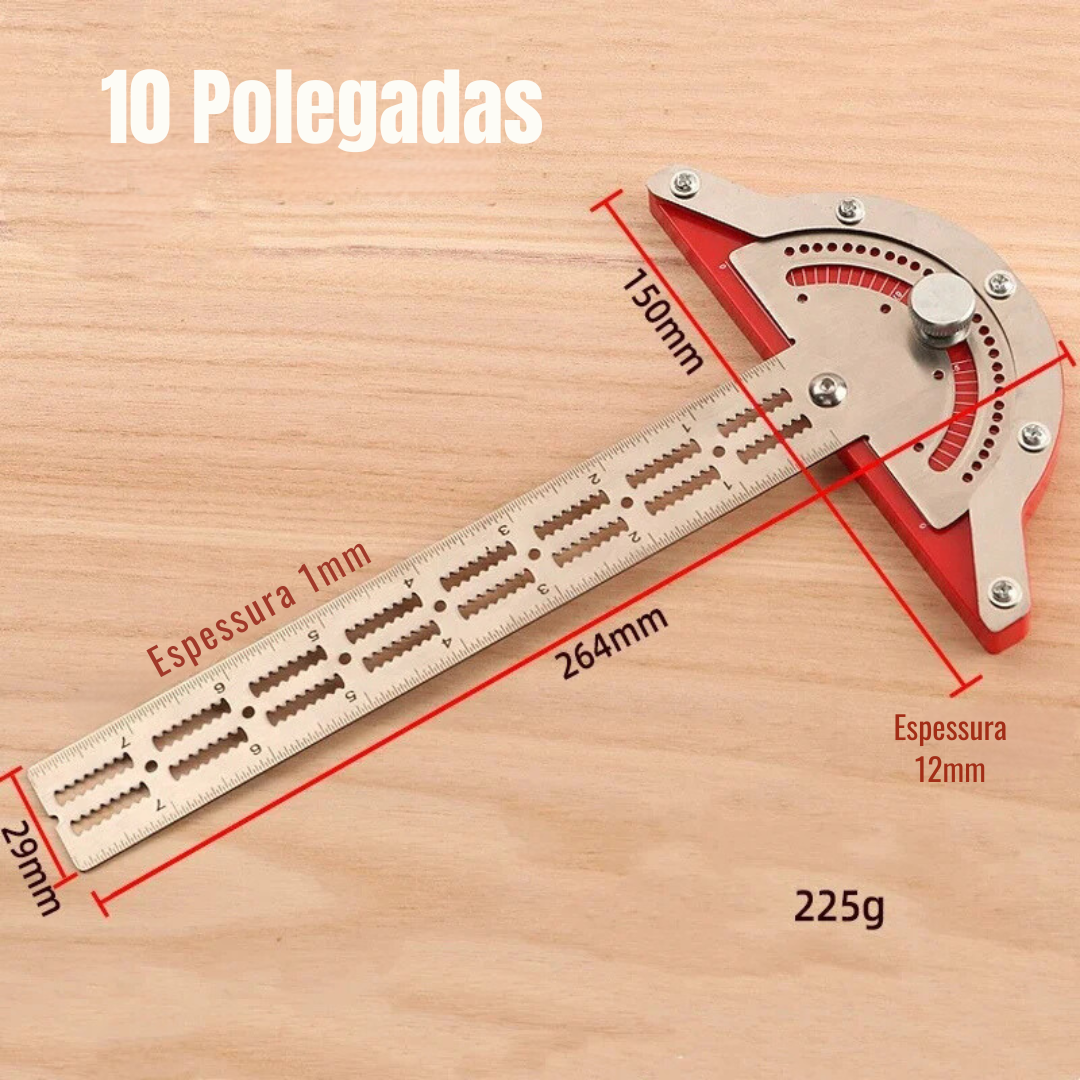 Régua ProMedida - A Ferramenta de Precisão para Seus Projetos de Carpintaria!