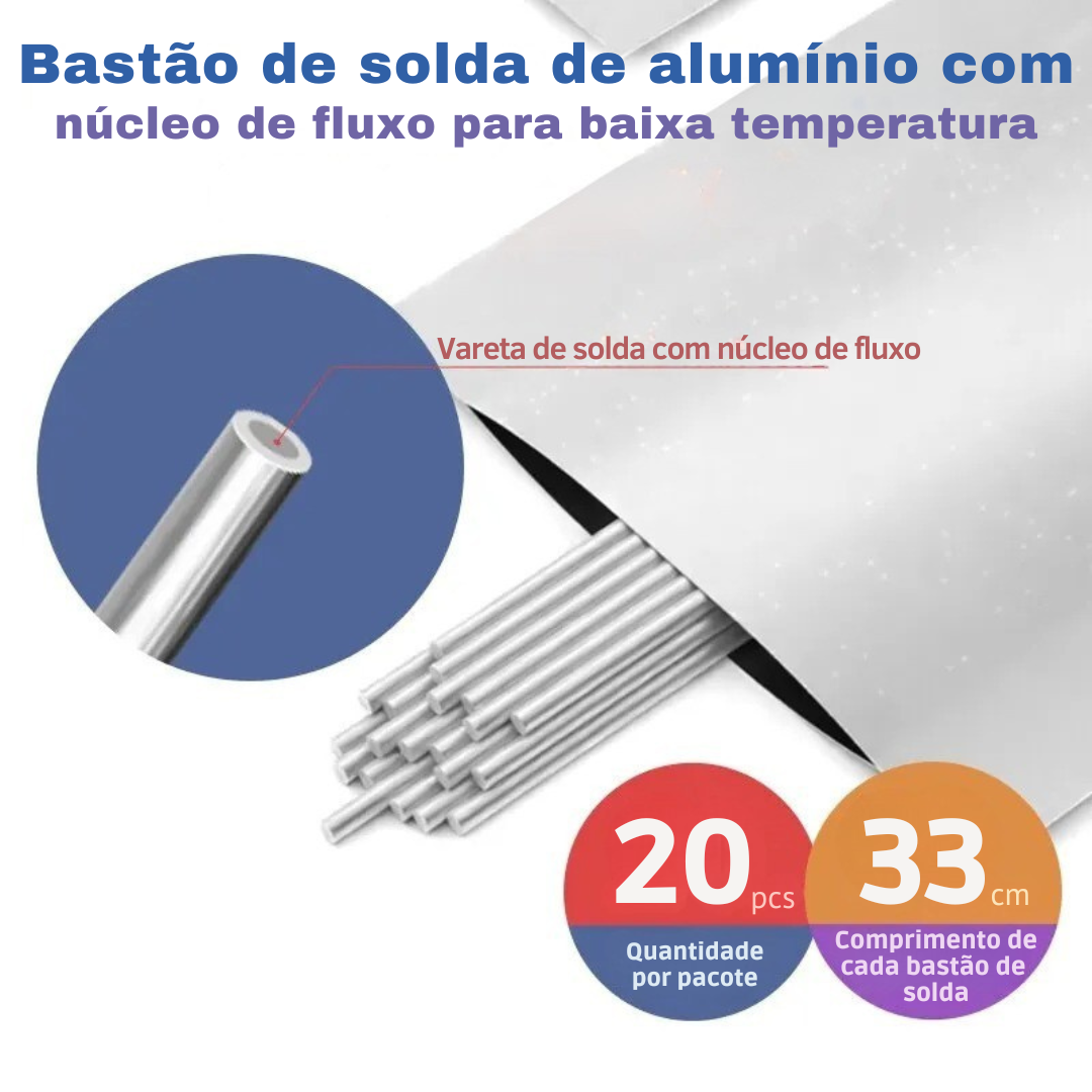 FexMetal Pro – Bastões de Solda Premium