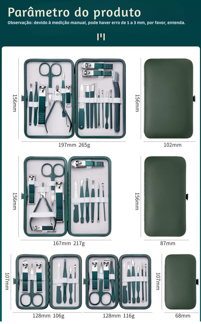 LuxuryCare - Kit Premium para Cuidados Pessoais
