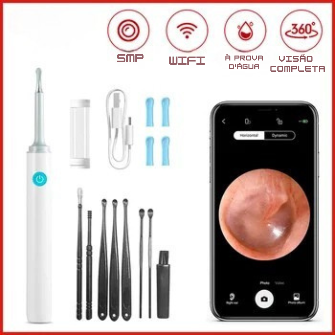 OtoClear Vision – Tecnologia Inteligente para Limpeza e Cuidados Auditivos