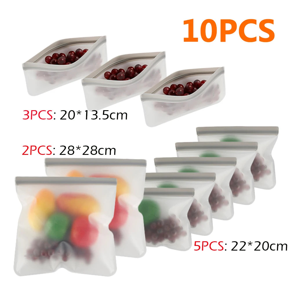 EcoZip FoodSaver - Armazenamento Seguro e Sustentável para Seus Alimentos!