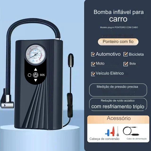 AirBoost Max – Inflador Sem Fio para Pneus e Bolas