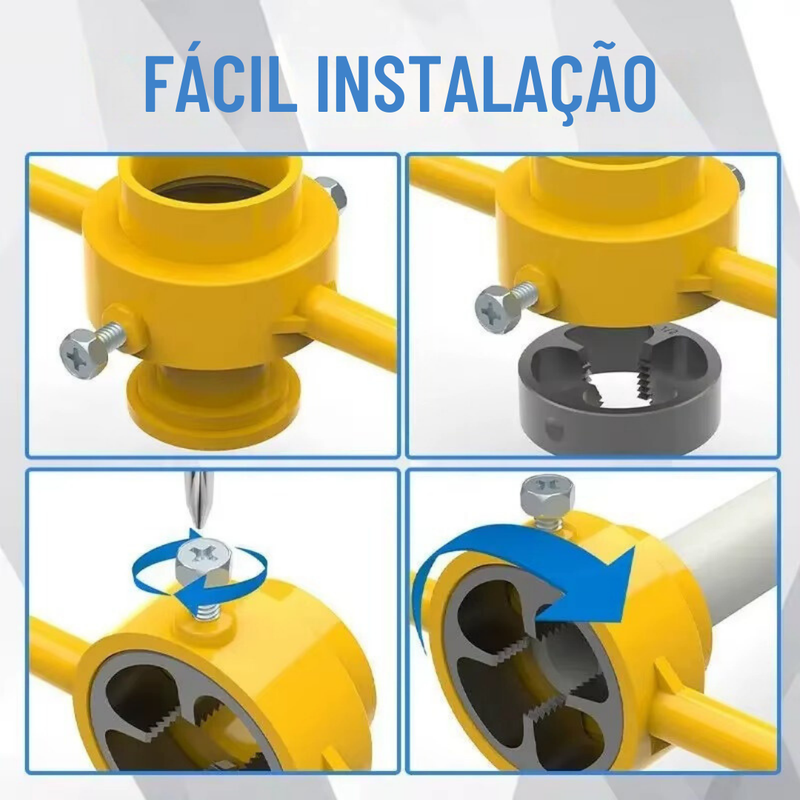 Kit ProRosca - Matrizes para Rosca em Tubos de PVC e Plástico