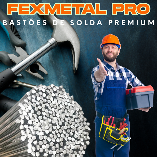 FexMetal Pro – Bastões de Solda Premium