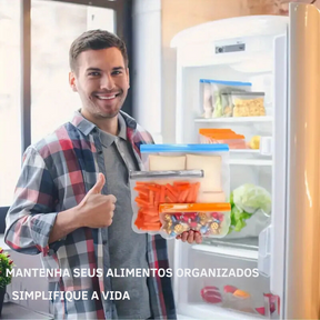 EcoZip FoodSaver - Armazenamento Seguro e Sustentável para Seus Alimentos!