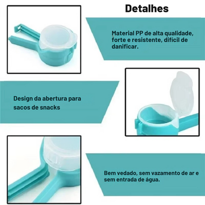 FreshClip – O Clipe que Mantém Seus Alimentos Frescos e Organizados