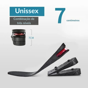 LiftStep – Palmilhas Ajustáveis de Elevação e Conforto
