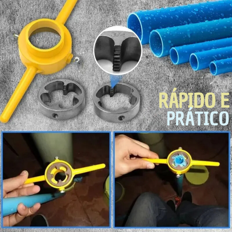 Kit ProRosca - Matrizes para Rosca em Tubos de PVC e Plástico