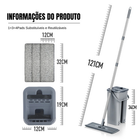 Mop Triangular de Alta Performance – Sistema de Limpeza Sustentável