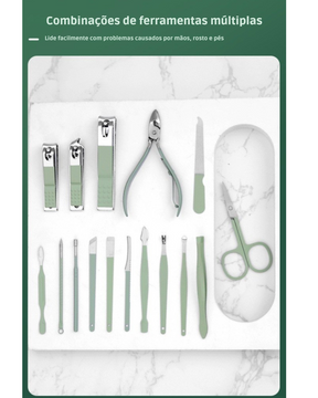EleganceSet - Kit Completo para Cuidados com Mãos e Pés