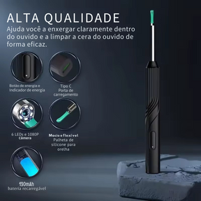 OtoClear Vision – Tecnologia Inteligente para Limpeza e Cuidados Auditivos