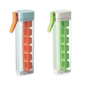 Molde de Gelo com Design de Pressão Fácil – 6 Compartimentos para Cubos Perfeitos
