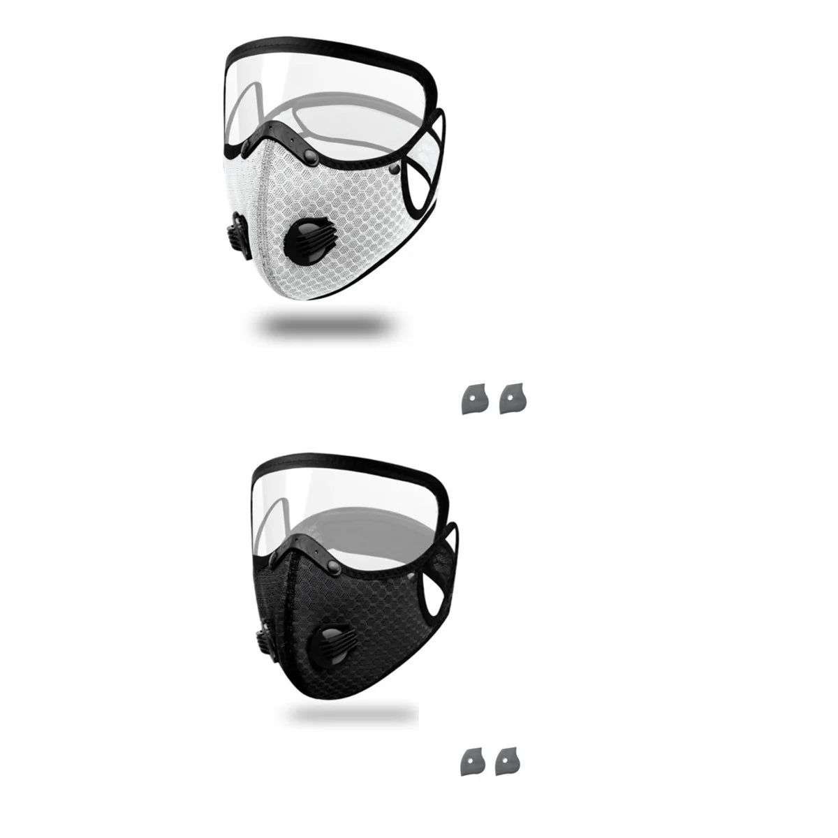 VisionGuard Pro - Máscara de Proteção 2 em 1 com Óculos Integrados