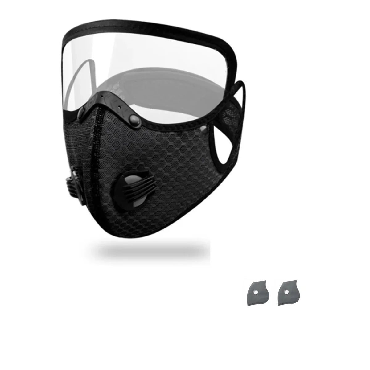 VisionGuard Pro - Máscara de Proteção 2 em 1 com Óculos Integrados
