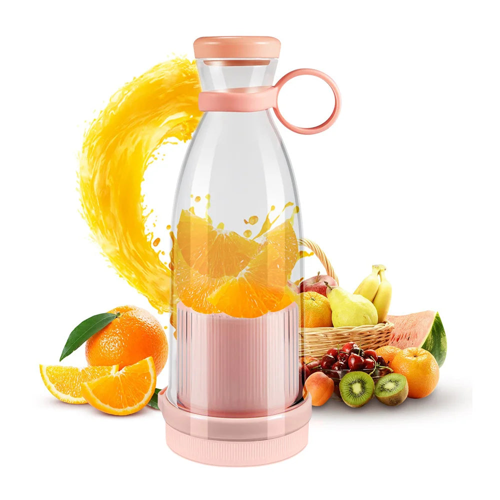 Liquidificador Mini USB – Recarregável para Sucos e Smoothies Rápidos
