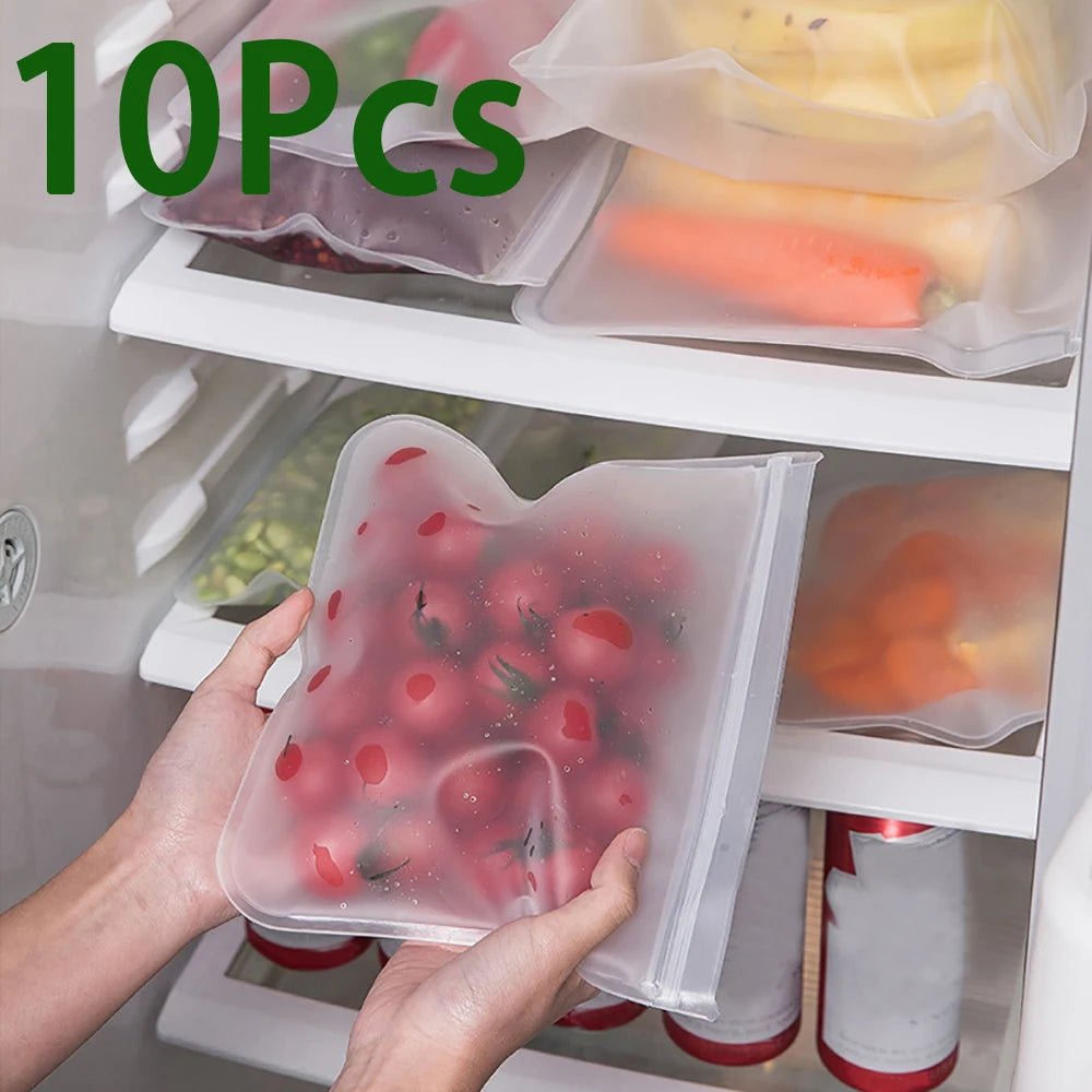 EcoZip FoodSaver - Armazenamento Seguro e Sustentável para Seus Alimentos!