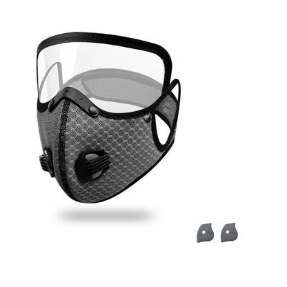 VisionGuard Pro - Máscara de Proteção 2 em 1 com Óculos Integrados