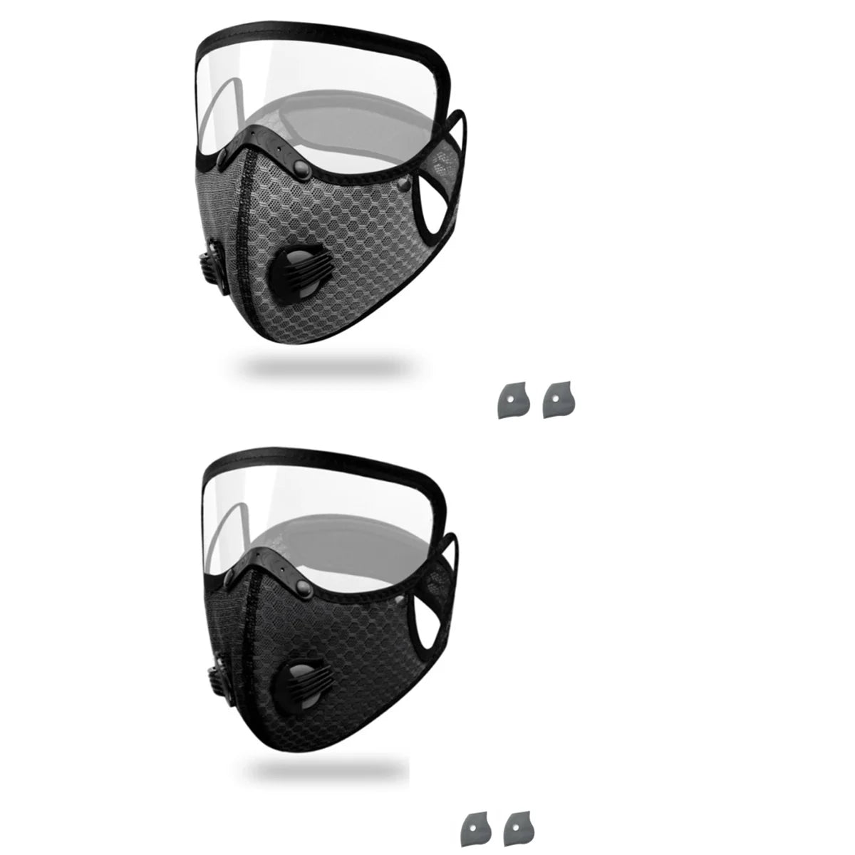 VisionGuard Pro - Máscara de Proteção 2 em 1 com Óculos Integrados