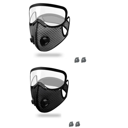VisionGuard Pro - Máscara de Proteção 2 em 1 com Óculos Integrados