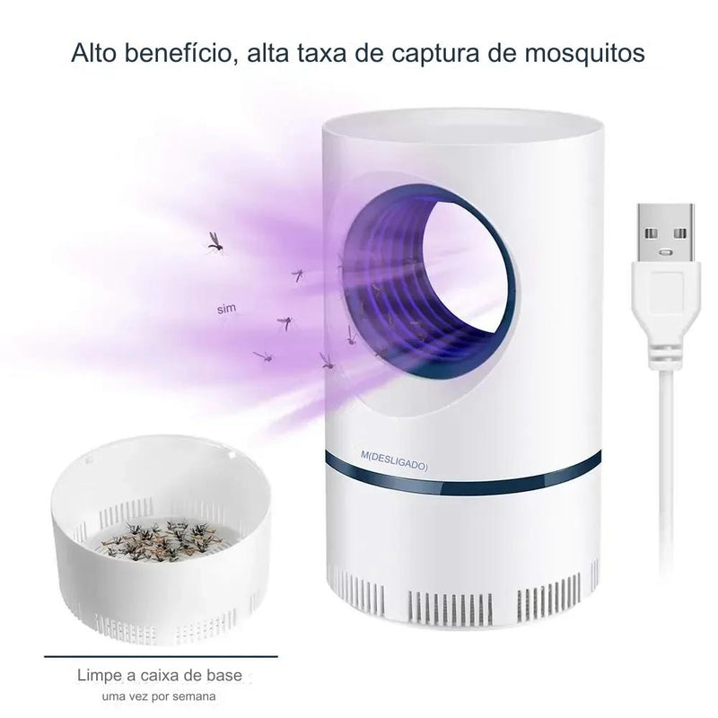 MosquitoGuard Light - lâmpada repelente para mosquitos