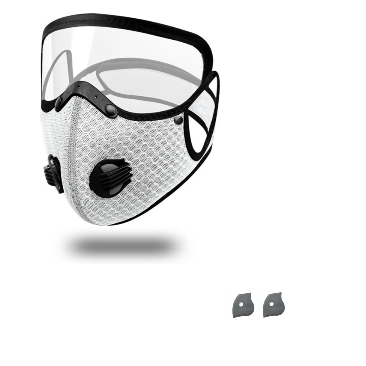 VisionGuard Pro - Máscara de Proteção 2 em 1 com Óculos Integrados
