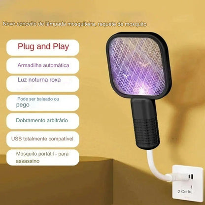 Mini Raquete para mosquito