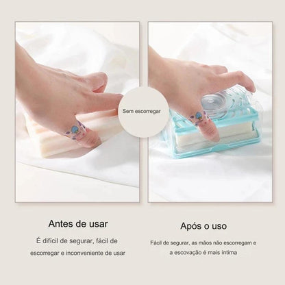 Porta sabão ou sabonete com drenagem