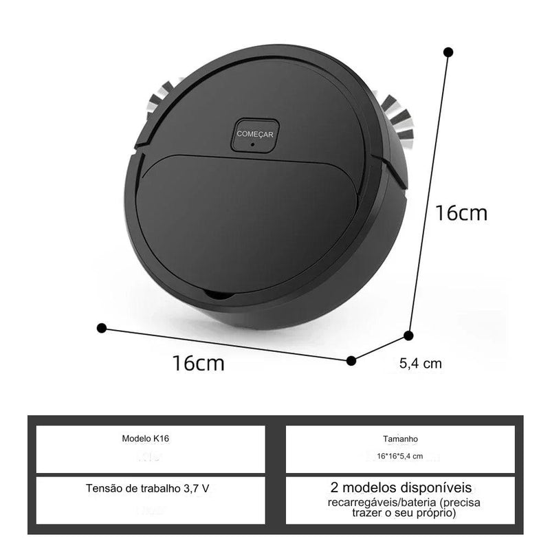 FlexiVarrer - Aspirador de Pó Robótico para Piso