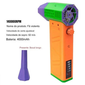 Mini Soprador de Ar Ultra Elétrico Portátil