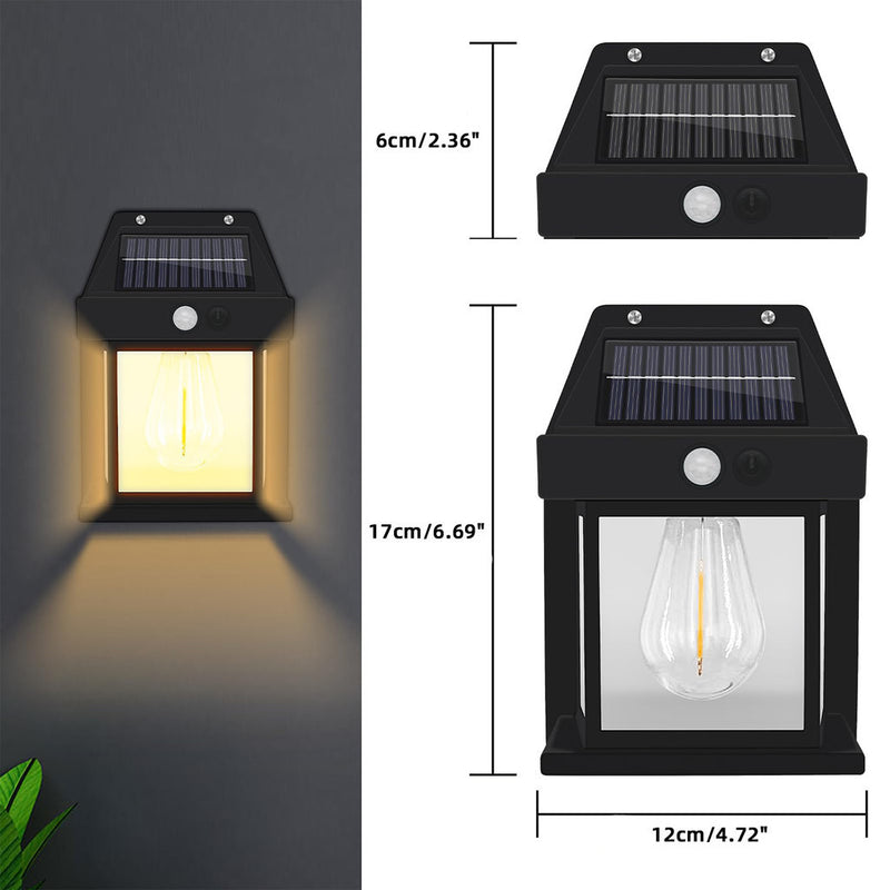 Lâmpada Noturna Solar com Sensor de Movimento